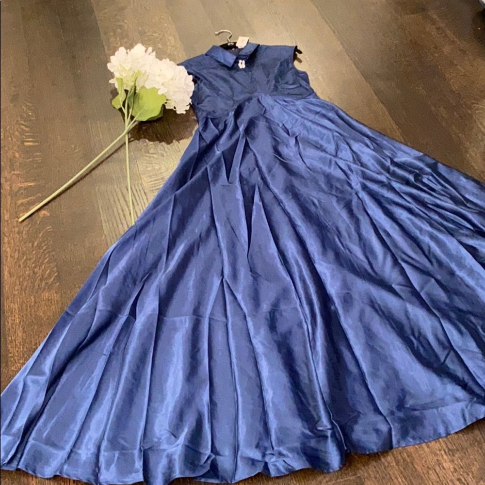Silk feel dress long maxi dress